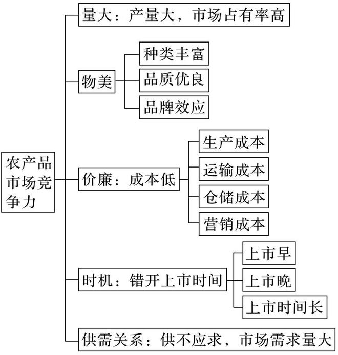 考地理 二轮微专题22 市场竞争力j9九游真人游戏第一品牌2025高(图7)